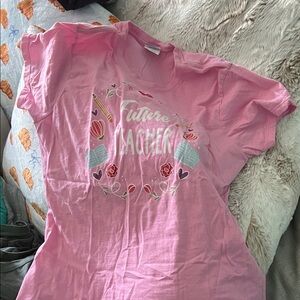 Pink Future Teacher' T-Shirt
